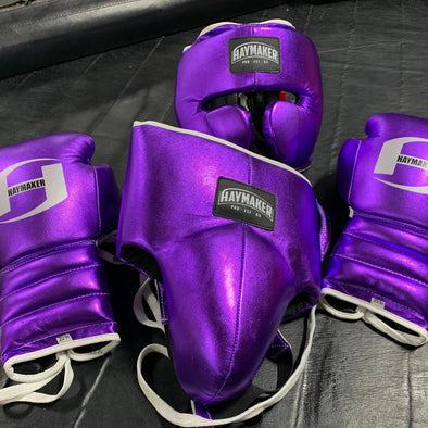 METALLIC | PRO EDITION | SPARRING SET | 100% LEATHER