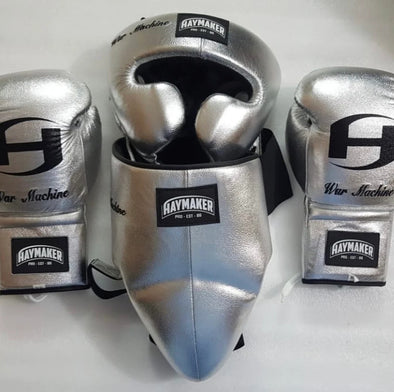 METALLIC | PRO EDITION | SPARRING SET | 100% LEATHER